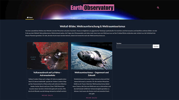 Earthobservatory Weltall-Bilder